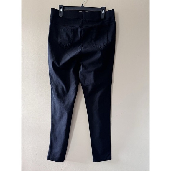 JVINI Size 1x High Waisted Stretch Ripped Skinny Distressed Pants Black EUC - Picture 6 of 11